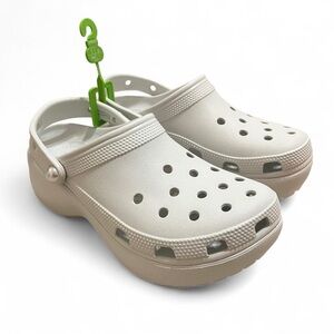 Crocs Classic Platform Clog white Size US 9